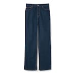 Pantalone in denim con ricamo