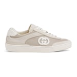 light beige suede