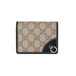 beige and dark brown fabric