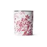 rouge cerise et blanc