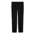 Embroidered wool gabardine pant