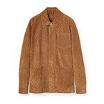 Veste en daim GG embossé