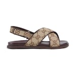 tessuto beige e marrone scuro