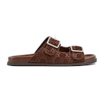 brown GG suede