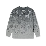 Children's GG wool jacquard cardigan