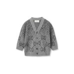 Baby GG wool jacquard cardigan