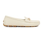 cuir grainé ivoire