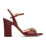 Rosso Ancora red leather