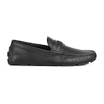 schwarzes Leder