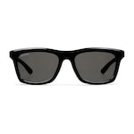 Sonnenbrille mit eckigem Rahmen