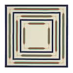 Printed silk twill carré