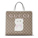 бежевый и темно-коричневый Supreme
