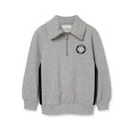 Sweat-shirt pour enfant en coton brodé