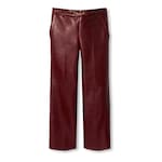 Leather pant with Horsebit detail