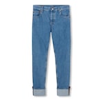 Tapered fit denim pants