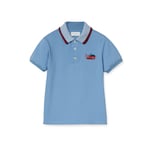 Polo bambino in cotone con ricamo