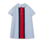 Children's cotton poplin dress with Web