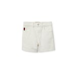 Shorts neonato in denim GG con dettaglio Web