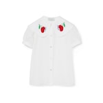 Children's cotton shirt with embroidery