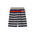 Shorts bambino in cotone stampato