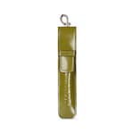 cuir vert olive