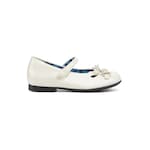 white patent leather