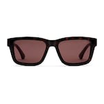 Rectangular frame sunglasses in brown | GUCCI® US