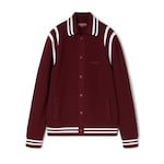 Cardigan in lana lavorata a maglia con ricamo
