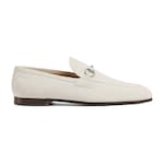 pelle scamosciata grigio chiaro