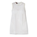 Cotton macramé mini dress