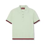 Polo en cachemire extra fin et soie