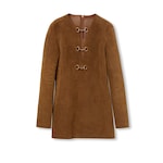 GG suede dress with Horsebit detail