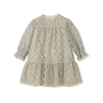 Abito neonato in cotone lamé GG