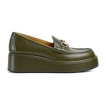 forest green leather