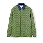 GG gingham cotton wool jacket