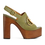 light green suede