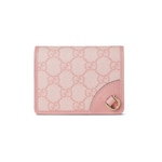 light pink coated fabric