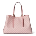 light pink coated fabric