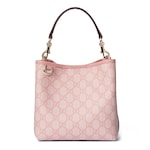 light pink coated fabric