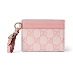 light pink coated fabric