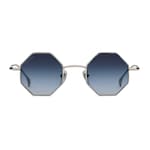 Sonnenbrille mit geometrischem Rahmen