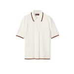 Knit polo shirt with Web