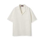Linen blend GG canvas shirt