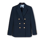 Chaqueta de algodón con botonadura doble