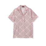 Printed silk twill shirt