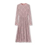 Printed silk dress