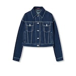 Giacca corta in denim dallo stile rilassato