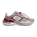 grey and Rosso Ancora mesh and leather