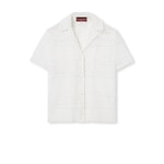 Cotton macramé shirt