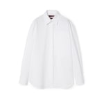 Chemise en popeline de coton avec logo Gucci
